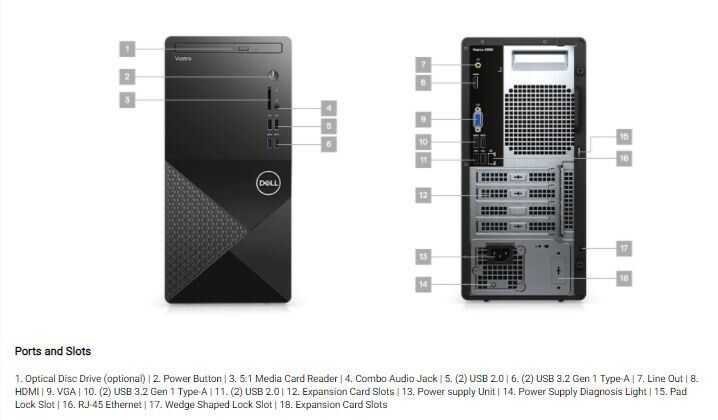 Dell vostro 3888 обзор